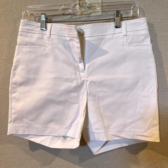 Rafaella Pants - White summer shorts, Rafaela curvy, size 8p